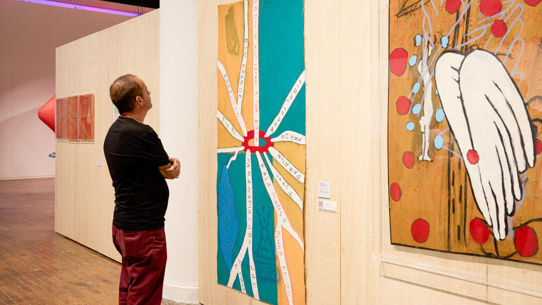 Varios artistas, FAAP en la colección del MAM: la formación del artista, vista de exhibición. Cortesía de Museu de Arte Moderna