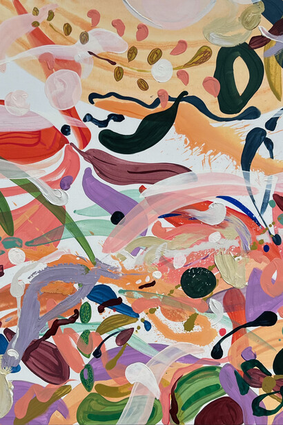 Ivy Wu, Turbulance breeze #1 (detail). Courtesy of Thomas Deans Fine Art