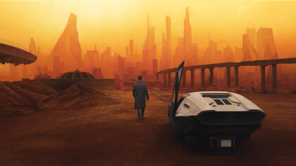 Blade Runner 2049 (Denis Villeneuve, 2017), oil on canvas, 83,5 x 200 cm, 2018