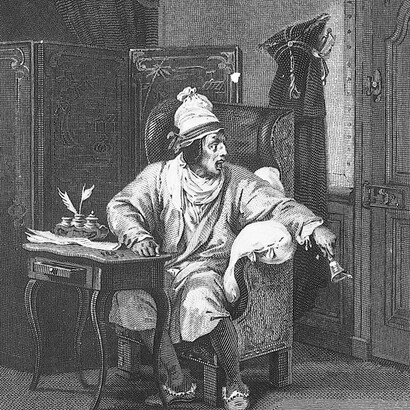 El enfermo imaginario se centra en la figura de Argán, un hipocondriaco 