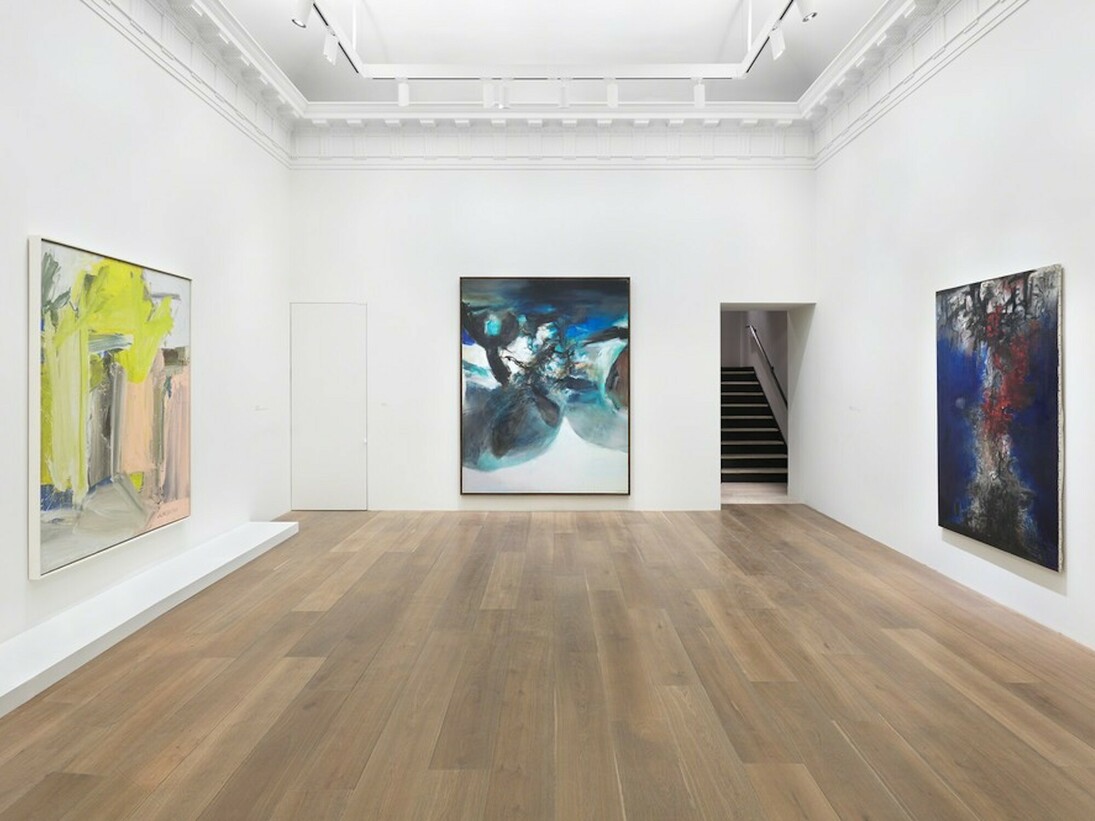 Zao Wou-Ki, Exhibition view. Courtesy of Lévy Gorvy 