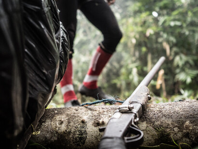 Guide Dayak armate per la caccia
- Foto di Riccardo Gallino