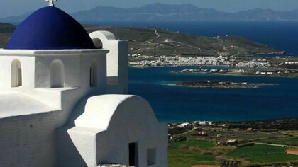 Une église ortodoxa à Antiparos.
