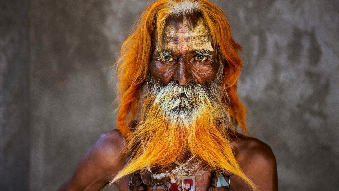 Steve McCurry, Un uomo anziano della tribù Rabari, Rajasthan, 2010