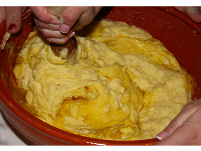 Preparando ajoarriero