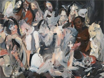 Untitled, 2012, Oil on linen, 89 x 85 inches(226.1 x 215.9 cm), Photo by Rob McKeever © Cecily Brown. Courtesy Gagosian Gallery