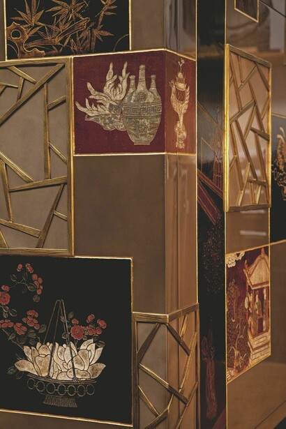 Pannelli in legno e bronzo by Van der Straeten