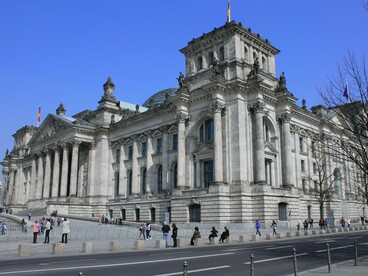 The historic Reichstag Building in Berlin, Germany, symbolising how legible architecture reinforces openness and civic identity