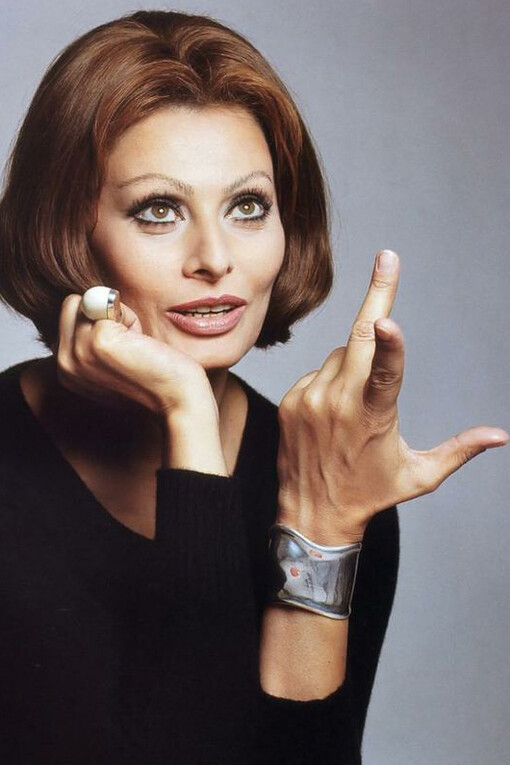 Sofia Loren. Bracciale " Bone" Peretti per Tiffany