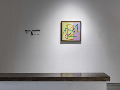 Rm. Palaniappan, Finite and infinite, exhibition view. Courtesy of Nature Morte