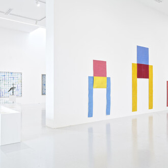 Louis Cane, Résonances, vue de l’exposition. Avec l’aimable autorisation de Ceysson & Bénétière
