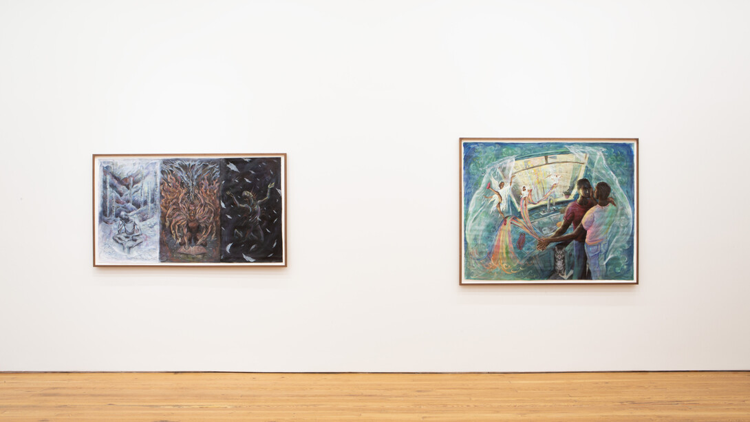 Eden Seifu, Pilgrimage to My Room, 2023, installation shot. Courtesy the artist and Deli Gallery, NYC