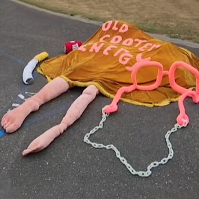 Nancy Tobin, Old cooter energy. Courtesy of Feria Clandestina