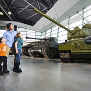 LeBreton gallery. The military technology collection, exhibition view. Courtesy of the Canadian War Museum