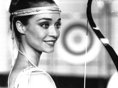 Oriella Dorella durante un programma televisivo