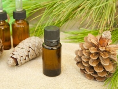 Alcune gocce di Pino silvestre nell'acqua del bagni per affrontare con energia la giornata
