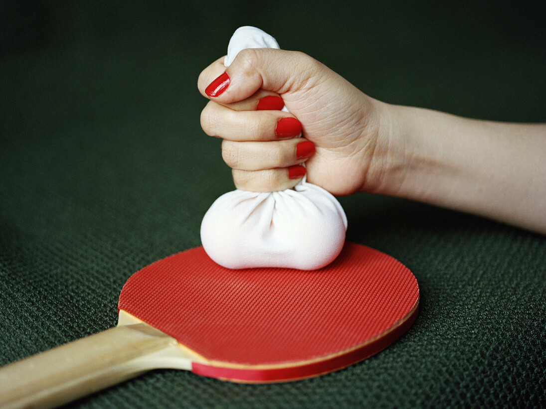 Pixy Liao, Ping Pong Balls, 2013, Giclée print, 5 x 7 in,  courtesy of Flowers Gallery, London and New York