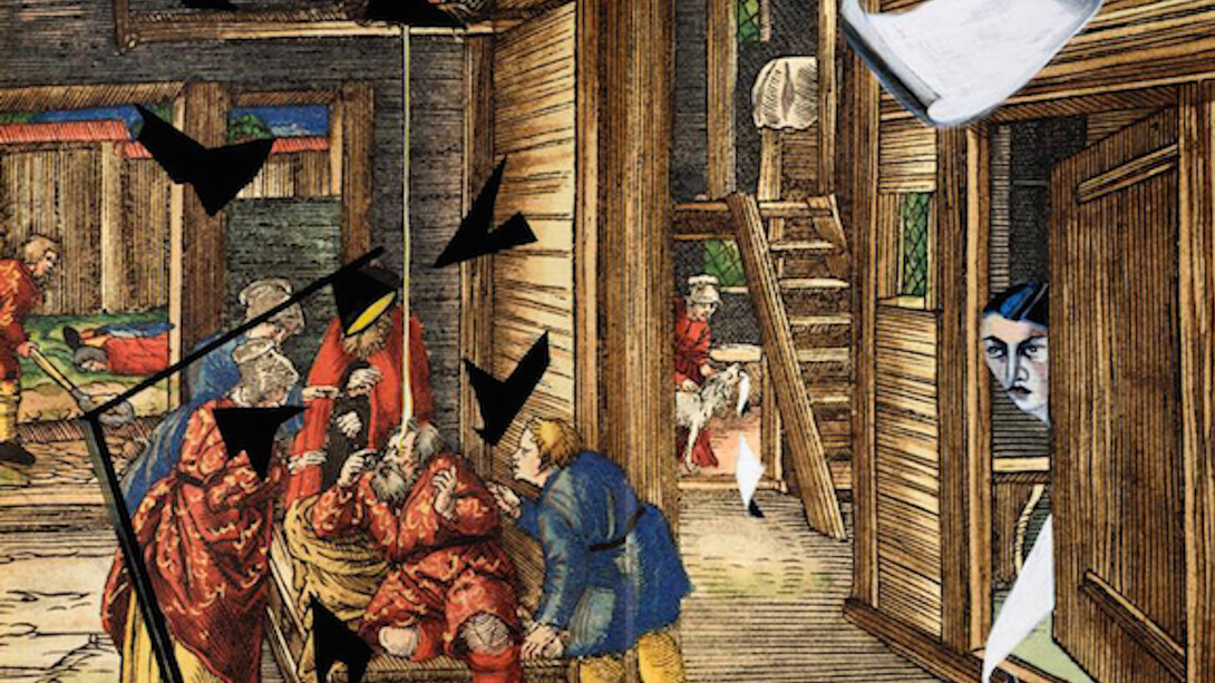 Anju Dodiya, Exhibition view. Courtesy of Galerie Daniel Templon