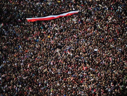 Multitudinaria concentración en Egipto