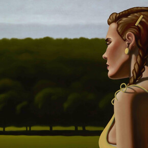 R. Kenton Nelson, Large Field, 2017. Courtesy of Caldwell Snyder Gallery