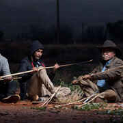 Kulata Tjuta, tirkilpa, portrait of the artists. Courtesy of the National Gallery of Australia