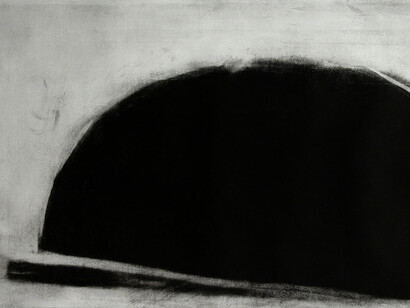 Salvatore Lovaglio, Da “forme di paesaggio”, 1999, acquaforte, 123 x 200 cm