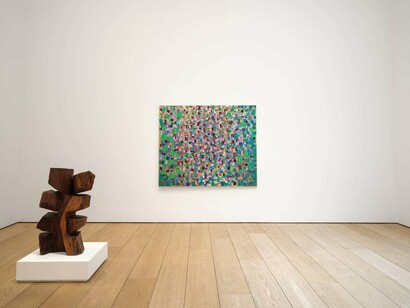 Divide two divide one, exhibition view. Courtesy of Lehmann Maupin 