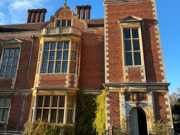 Il Palazzo di Blickling Hall, Norfolk, Inghilterra, UK. Foto di Flavius Roversi