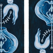 Fanny Senocq, Rhizom / Djuphav (detail), 2022. Courtesy of Galleri Duerr