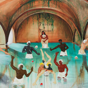 Umar Rashid, The Maratian assassinations, for Carlota. Do you really want to hurt me?, 2024. Courtesy of Blum Gallery