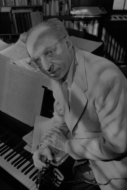 El compositor Aaron Copland