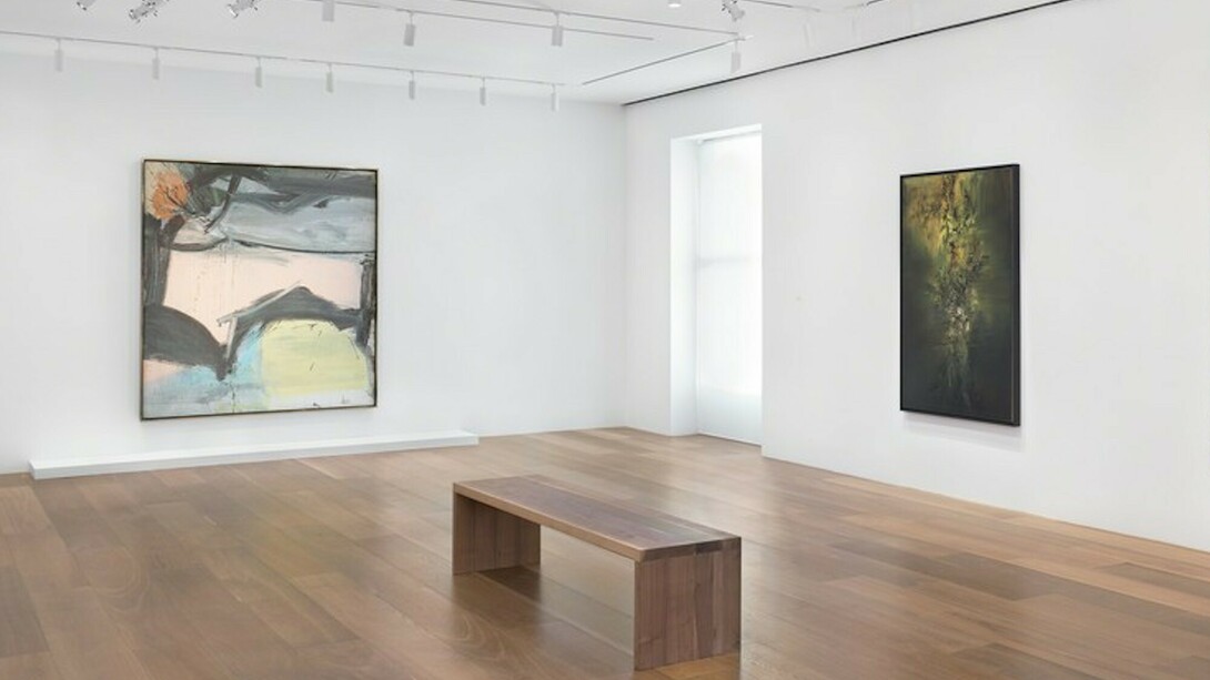 Zao Wou-Ki, Exhibition view. Courtesy of Lévy Gorvy