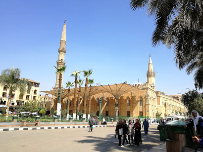 Il Cairo, Moschea Al-Husayn del 1154, vicino al suq Khan el Khalili