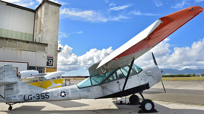 Stinson L-13 Grasshopper. Courtesy of Pearl Harbor Aviation Museum