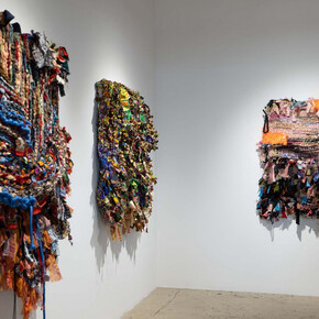 Ramekon O’Arwisters, Schism, exhibition view. Courtesy of Patricia Sweetow Gallery 