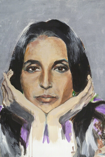 Joan Baez. Courtesy of Seager Gray Gallery