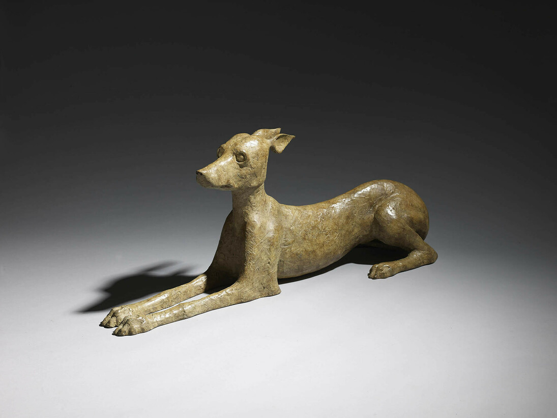 Anthony Scott, Study of Connla, 2014, Bronze, Edition 2 of 6, H: 39 x L: 88 x W: 27 cm
