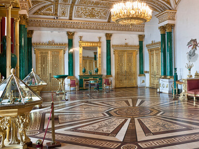 The Nevsky Suite of Rooms, Exhibition view. Courtesy of The State Hermitage Museum