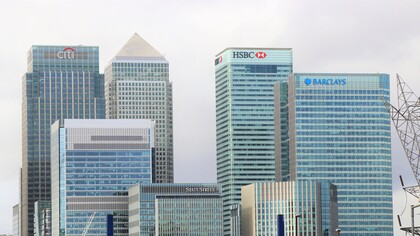 The building of banks such as HSBC and Barclays