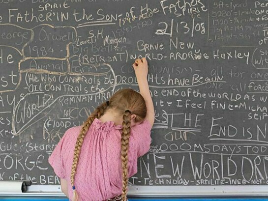 Homeschooling Chalkboard, Tennessee, 2008 © Lucas Foglia