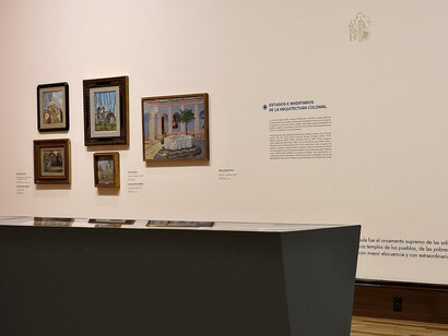 México: ruta y destino, vista de exhibición. Cortesía del Museo Nacional de Arte