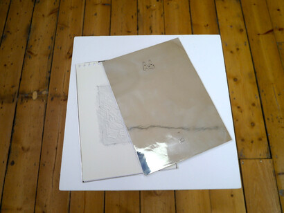 Mario Dellavedova, A4, 2013, silver box, 30.7 x 22 cm, Courtesy the artist and Sprovieri, London
