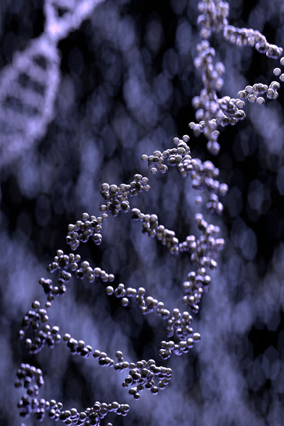 Representación del ADN. El CRISPR produjo una revolución en la forma en que se diagnostican y tratan enfermedades genéticas e infecciosas