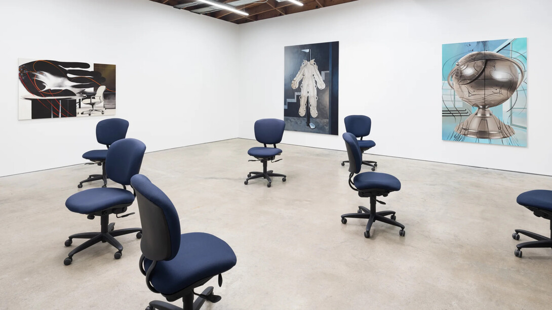 Jacopo Pagin, Office illusions, exhibition view. Courtesy of Make Room