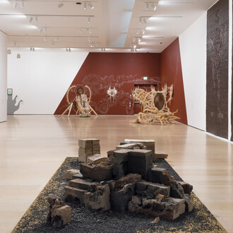 Various artists, Several eternities in a day: form in the age of living materials, exhibition view. Courtesy of Hammer Museum