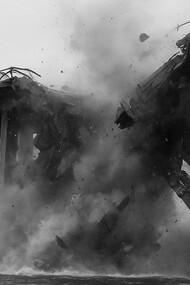 Under the weight of bodies, tanks, and one final lock, the bridge gives way—Trer’s justice made real