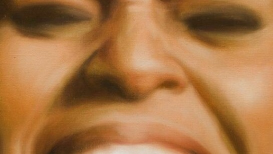Debora Hirsch, Stories (Michelle Obama),2011, cm40x32, olio su tela e stampa digitale