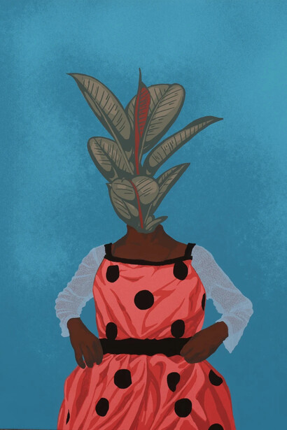 Moridja Kitenge Banza, Portrait of Malaika, 2023. Courtesy of Change Makers