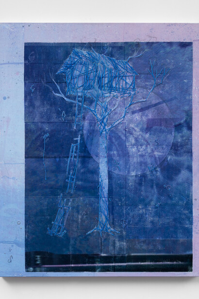 Michael Raedecker. Courtesy of GRIMM 