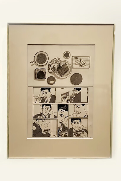 Original manga artwork from “Art of Manga” at the de Young Museum in San Francisco, USA